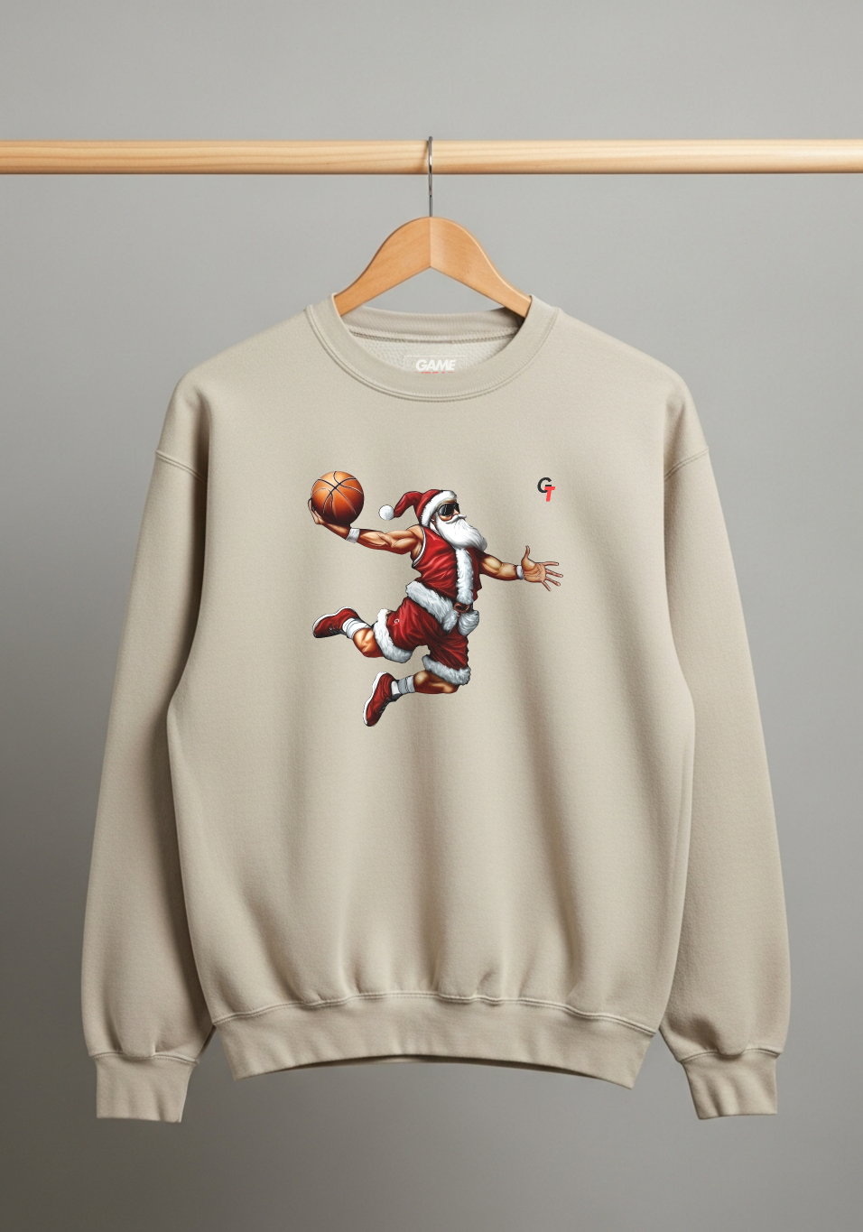 Slam Dunk Santa Sweater