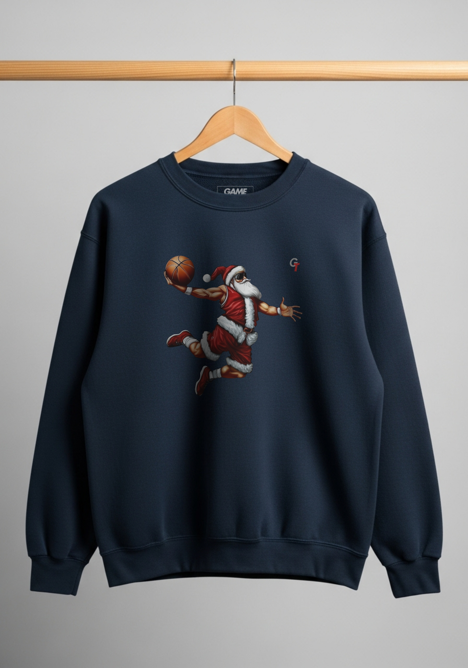 Slam Dunk Santa Sweater