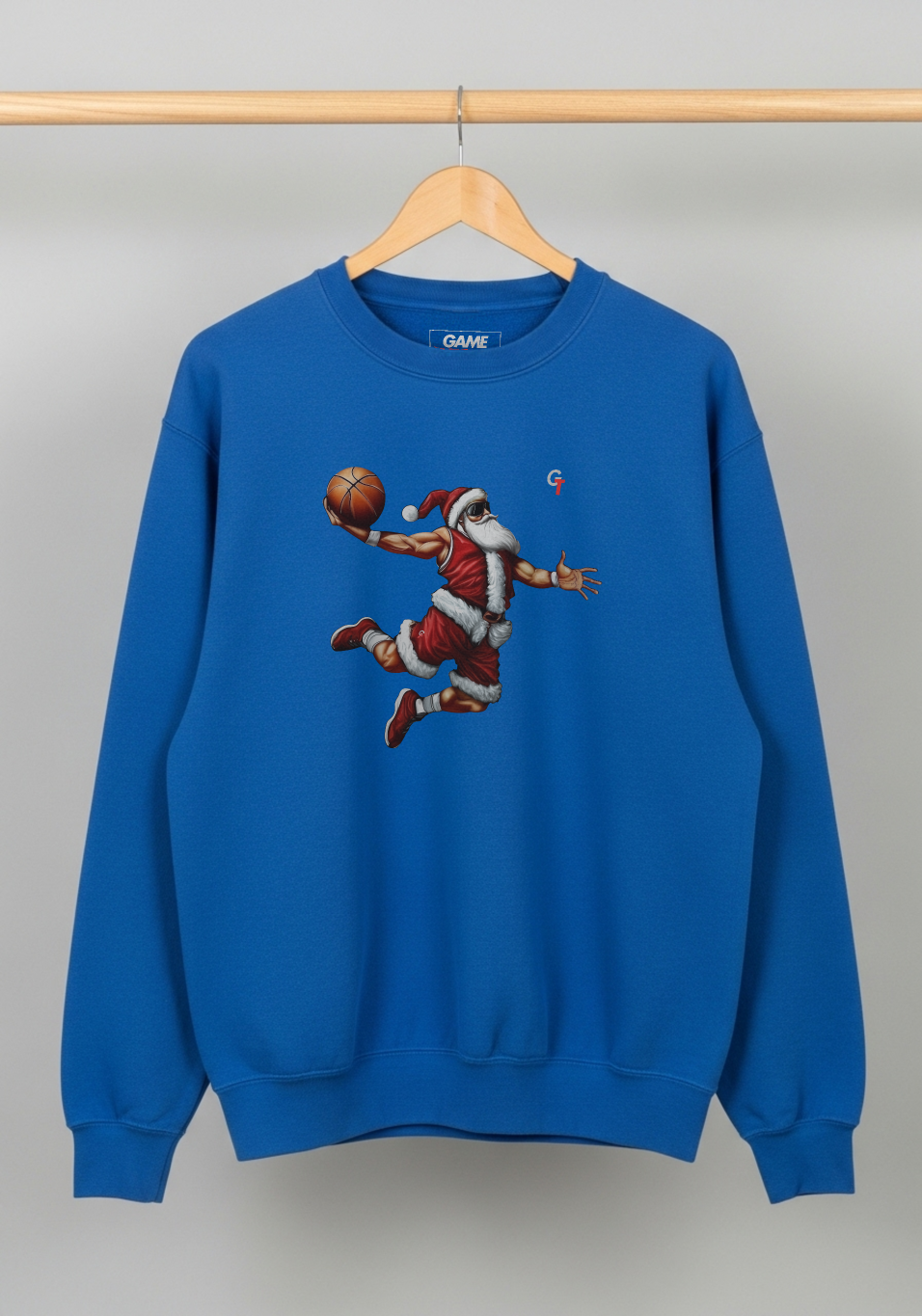Slam Dunk Santa Sweater