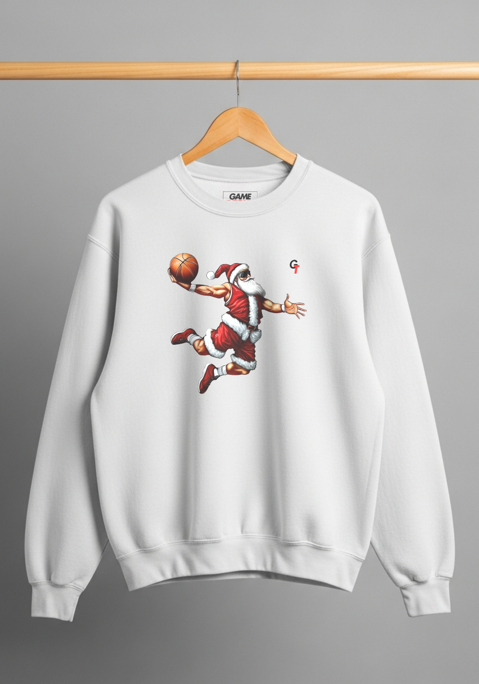 Slam Dunk Santa Sweater